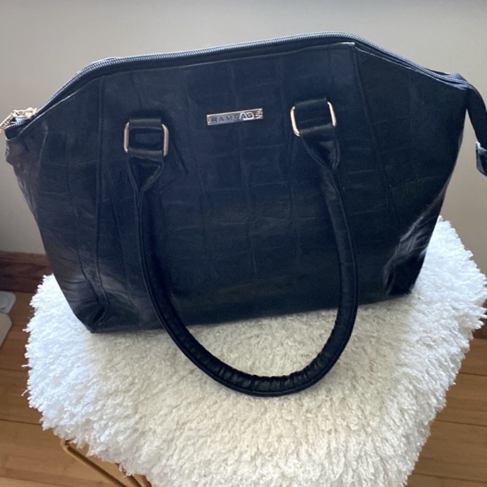 Rampage black satchel / handbag